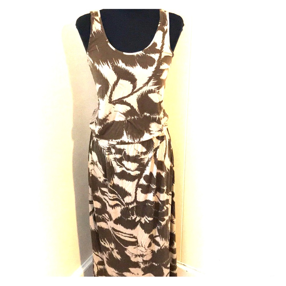 MICHAEL Michael Kors Maxi Print Dress Size M